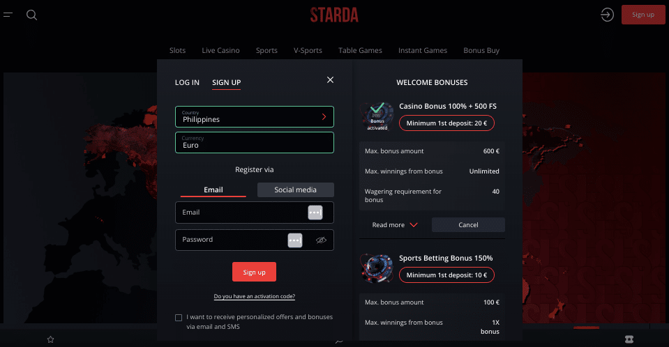Online bets